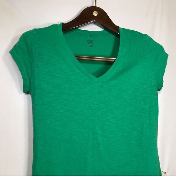 Lot Of 2 Crown & Ivy Women’s  Blouse Tops Size Xs pp - Picture 5 of 11